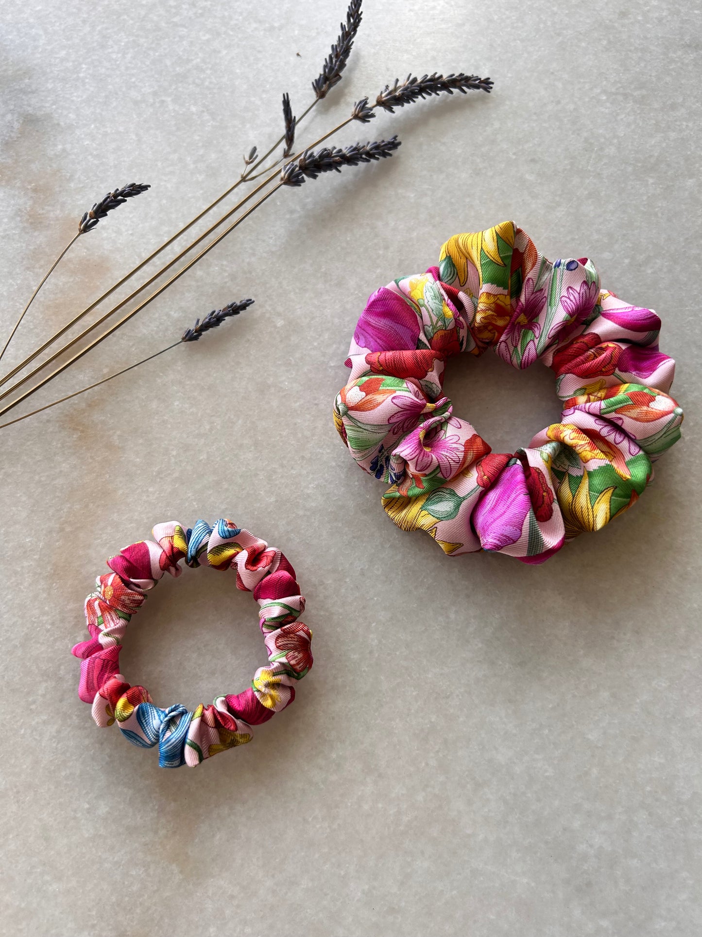 Liberty Floral Muse Silk Twill Scrunchie Set Spring Summer 2025