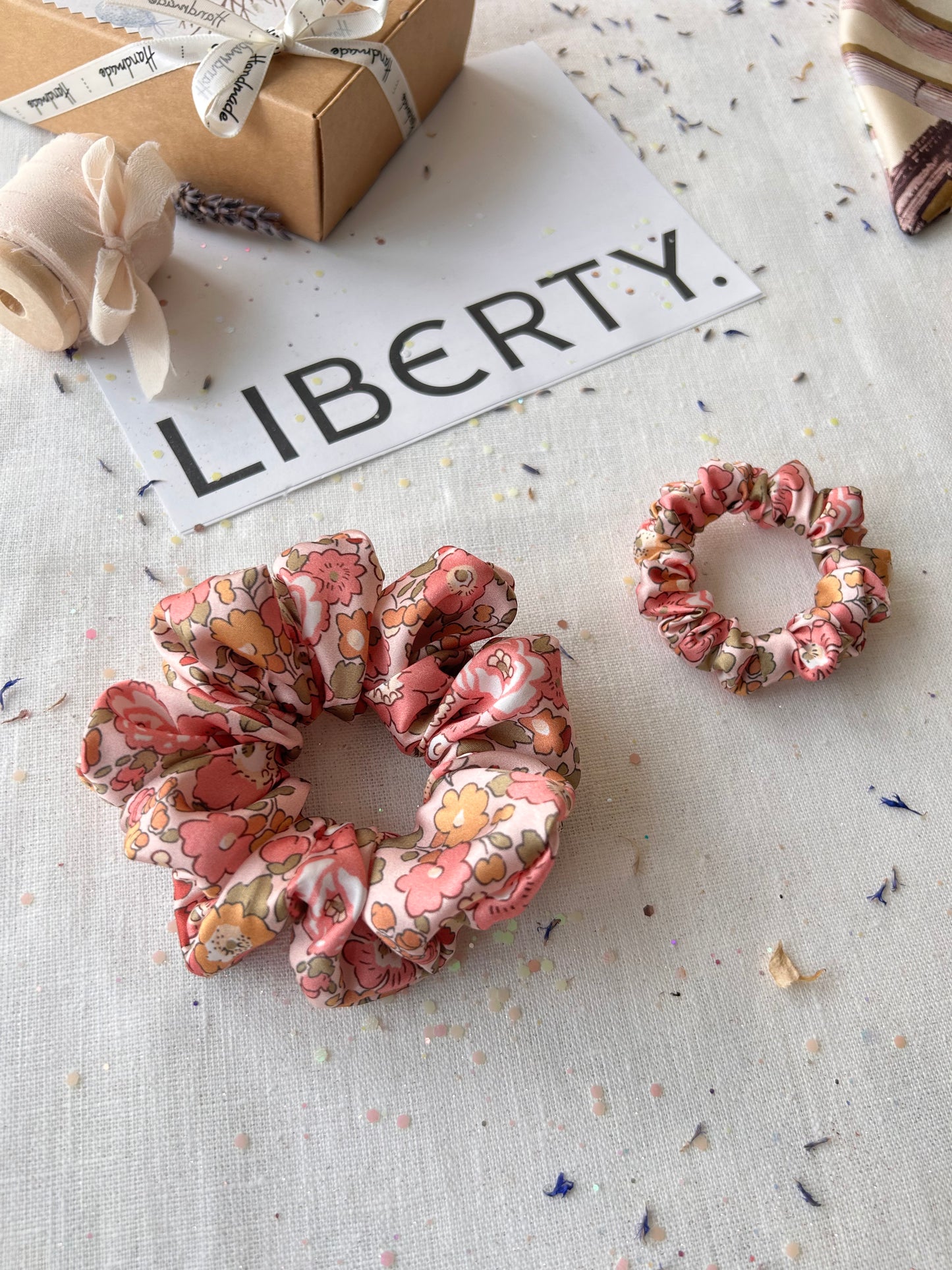 Liberty Betsy Scrunchies, favourite classic Hair Scrunchies