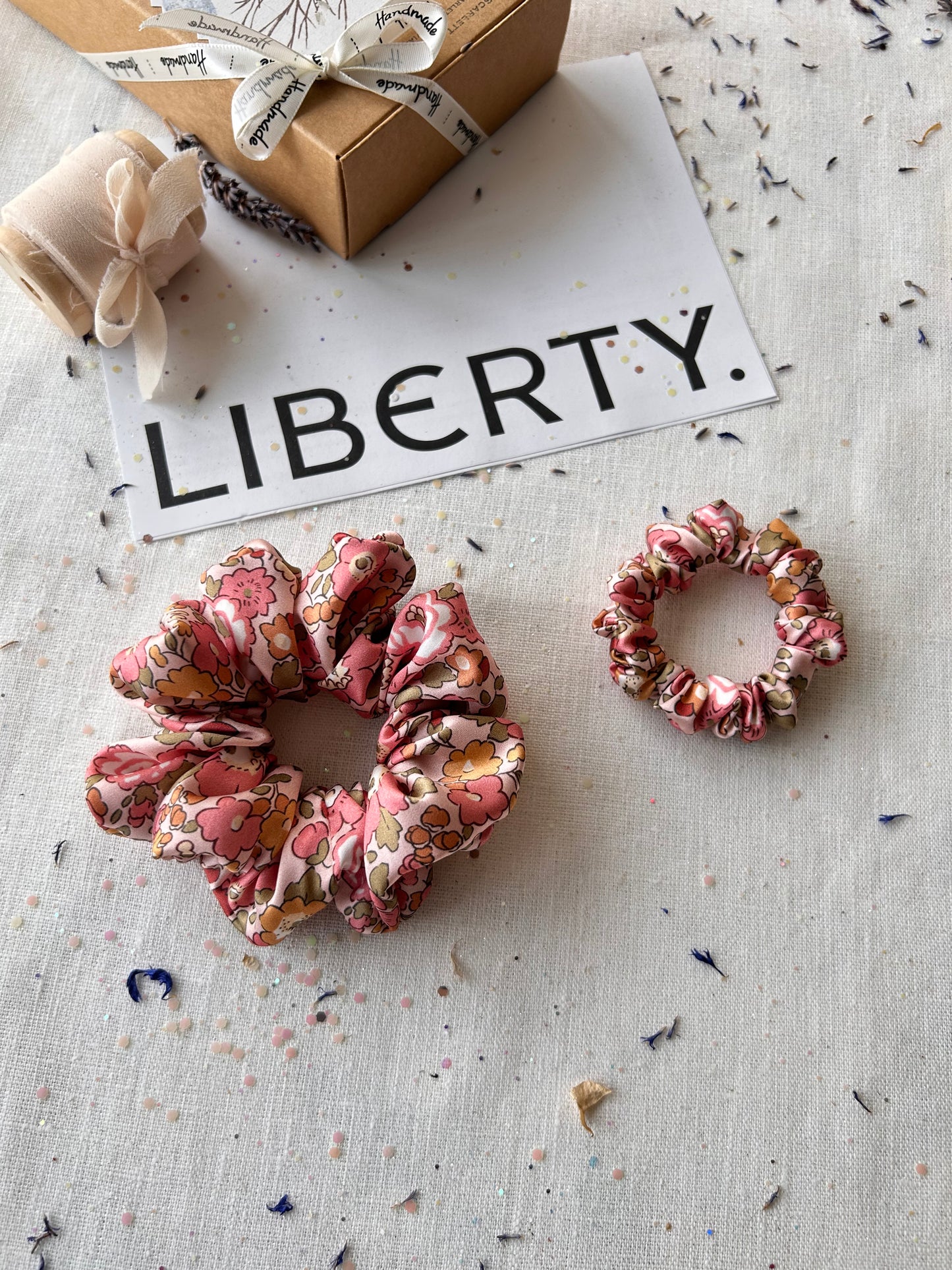 Liberty Betsy Scrunchies,  favourite classic Hair Scrunchies