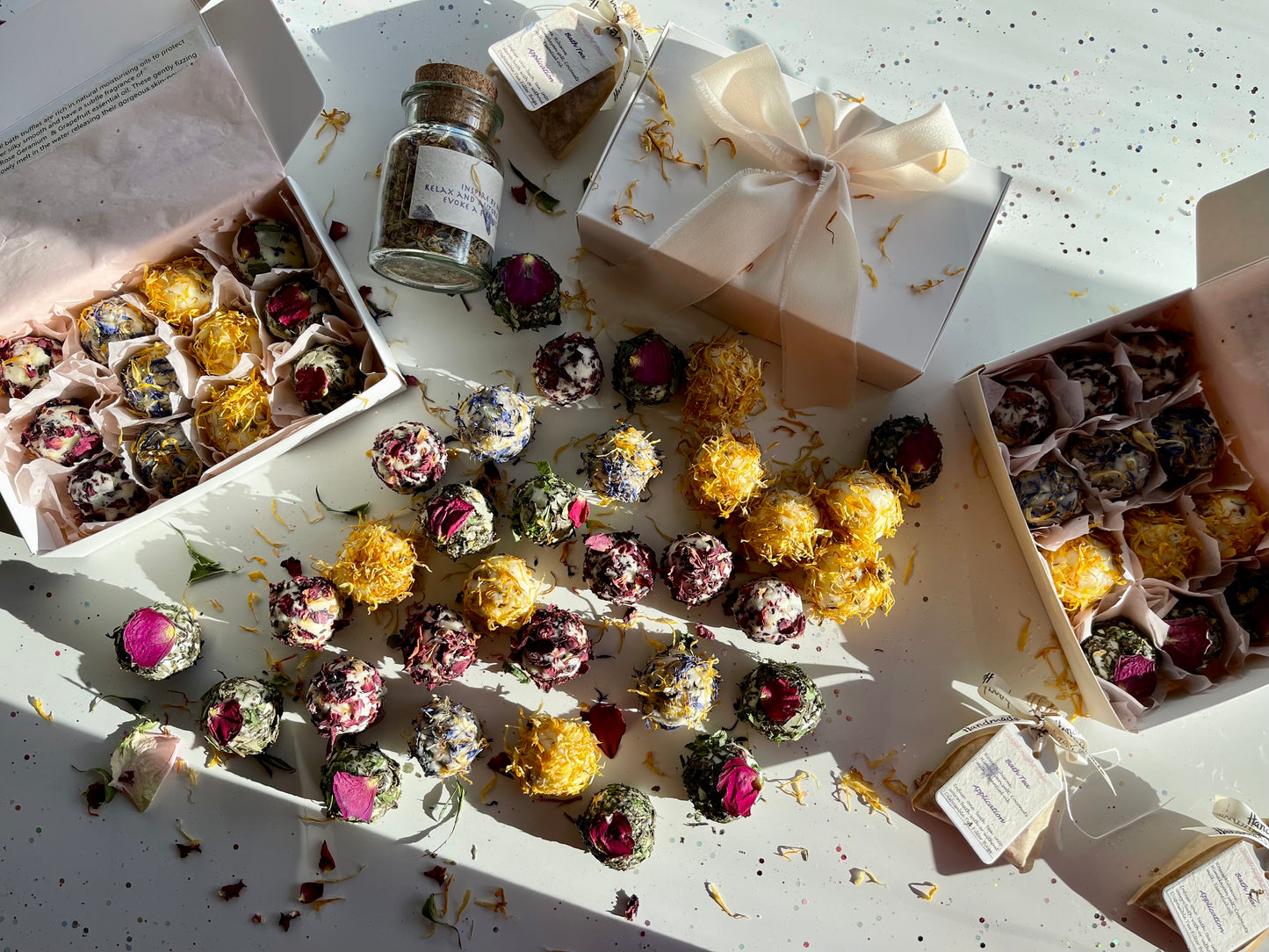 Beautiful Natures botanical Bath Truffle Soap Gift Box